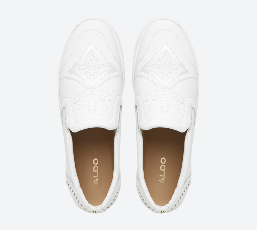 Buy Aldo Grilla Slip Ons White 20110201 GRILLA In White 6thStreet Oman