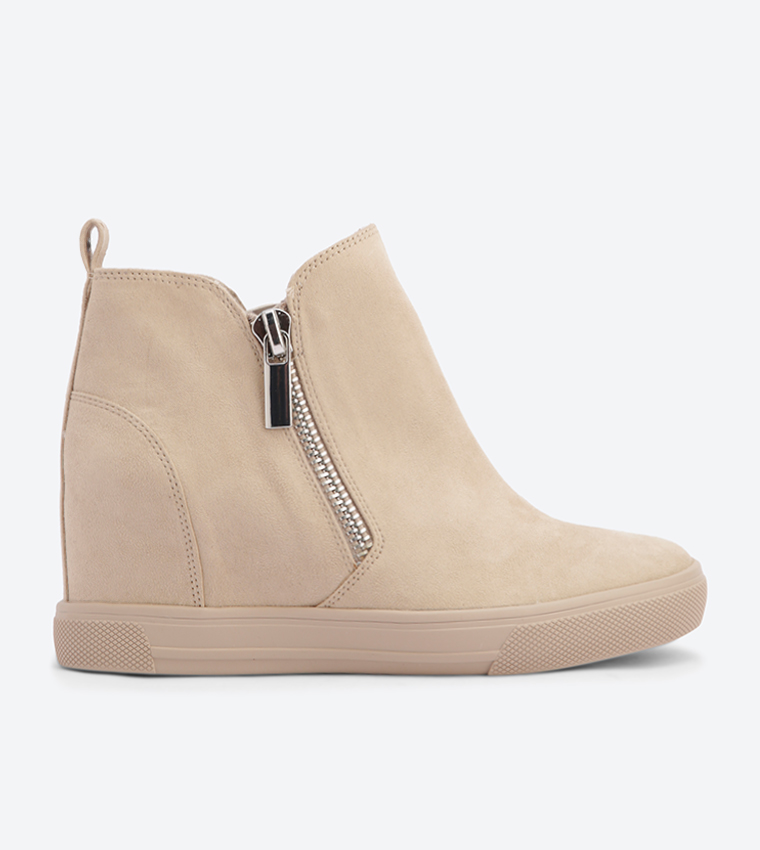 Aldo taupe boots best sale