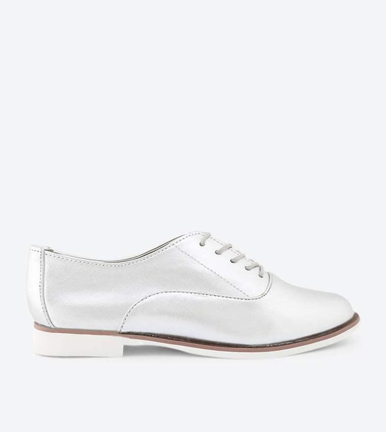 Silver shop dress sneakers