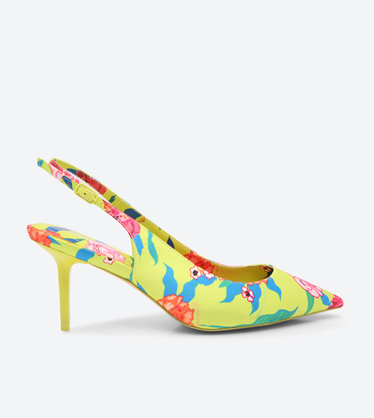 Buy Aldo Criewiel Mid Heel Pumps Yellow 20110802 CRIEWIEL In Yellow 6thStreet Oman