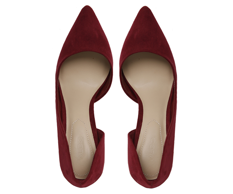 Aldo red suede on sale shoes