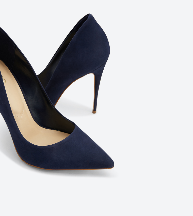 Buy Aldo Cassedy Pointed Toe High Heels Pumps Navy In Navy 6thStreet Bahrain