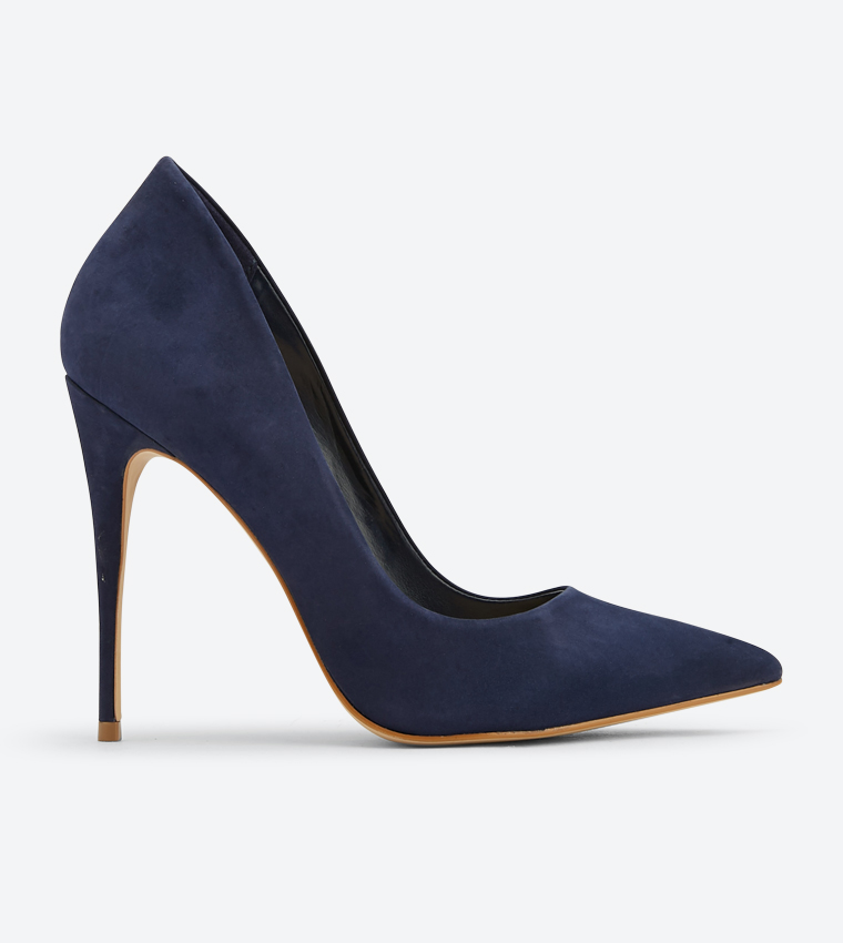 Buy Aldo Cassedy Pointed Toe High Heels Pumps Navy In Navy