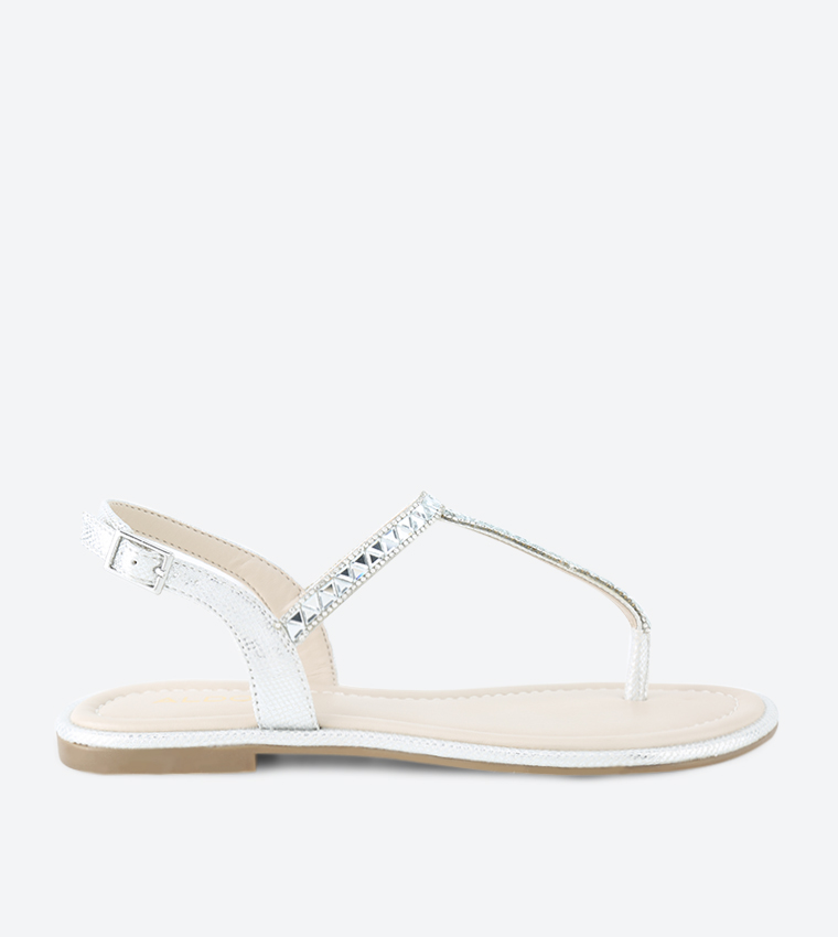 Buy Aldo Sheeny Sandals Silver In Silver 6thStreet Bahrain