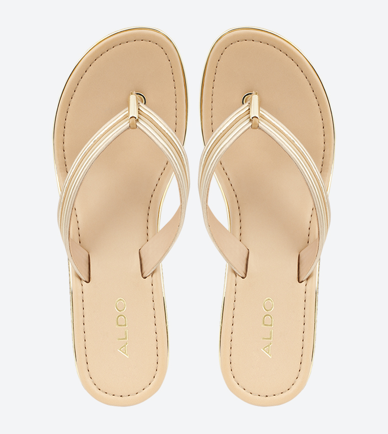 صندل بنعل سميك لون بيج