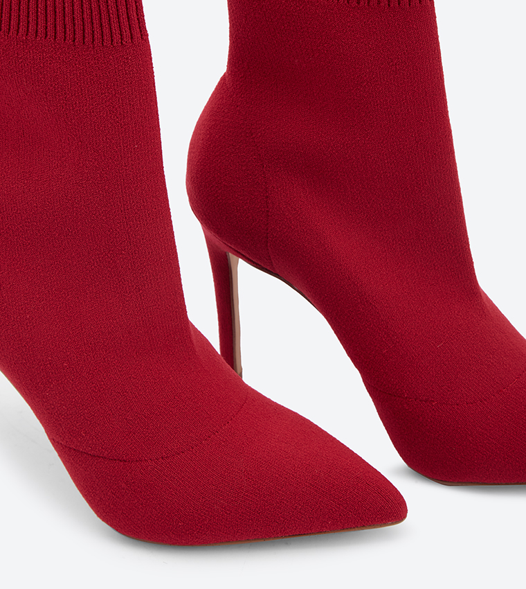 Buy Aldo Ysissa Pointed Toe Boots Red 20130803 YSISSA In Red 6thStreet Oman