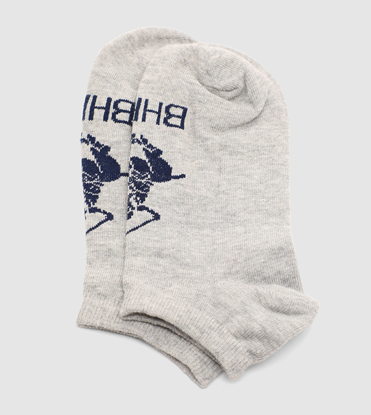 Logo Printed Ankle Socks