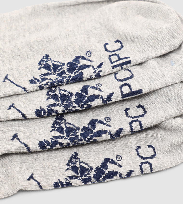 Logo Printed Ankle Socks