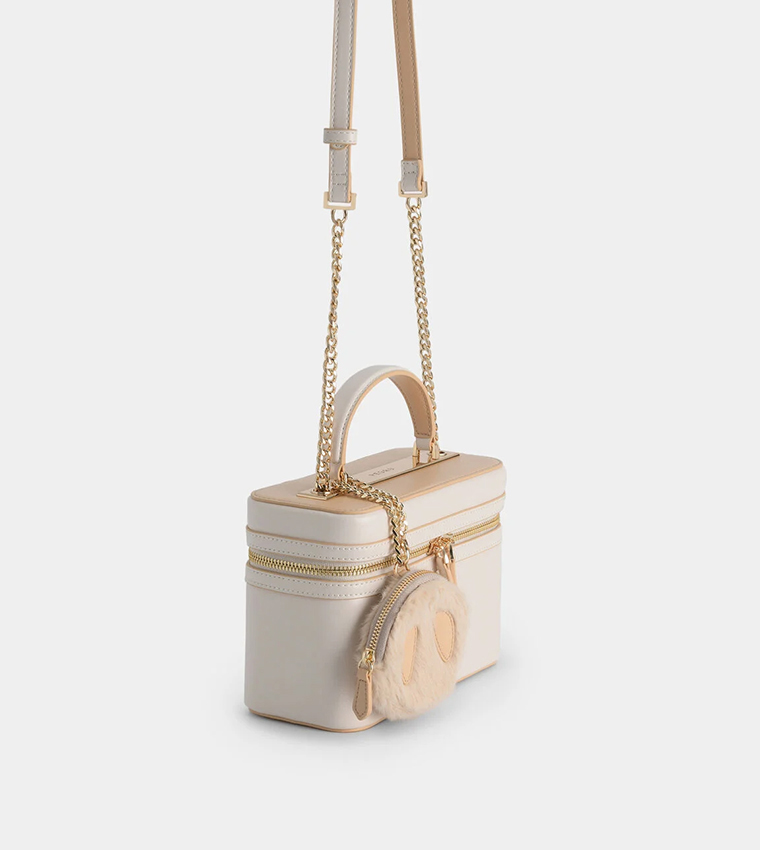 ARI Boxy Top Handle Bag with Coin Pouch