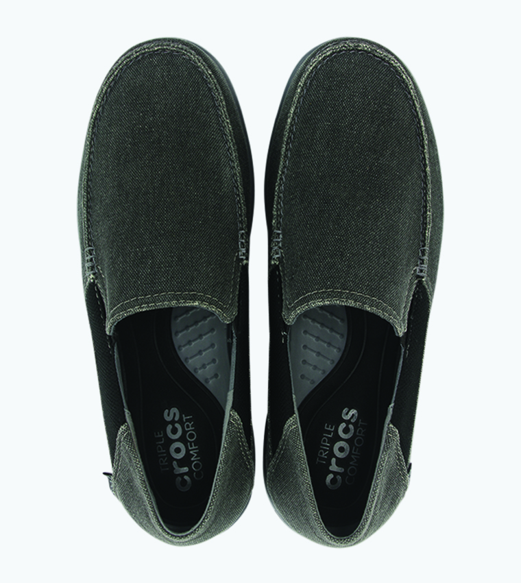 Crocs santa cruz black on sale