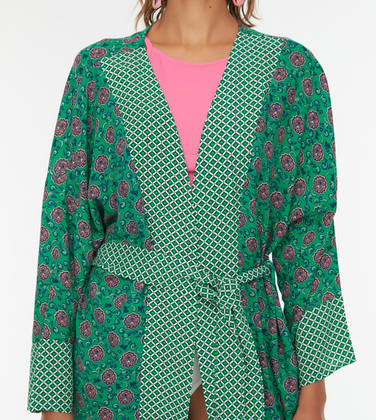 Floral Printed Kimono