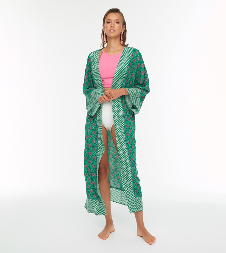 Floral Printed Kimono