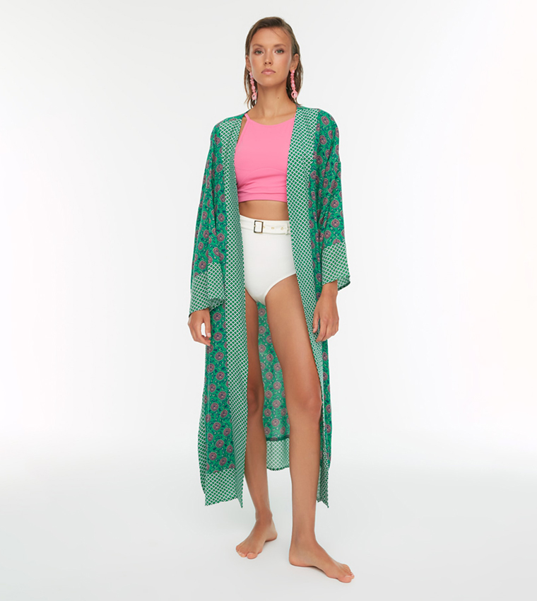 Floral Printed Kimono