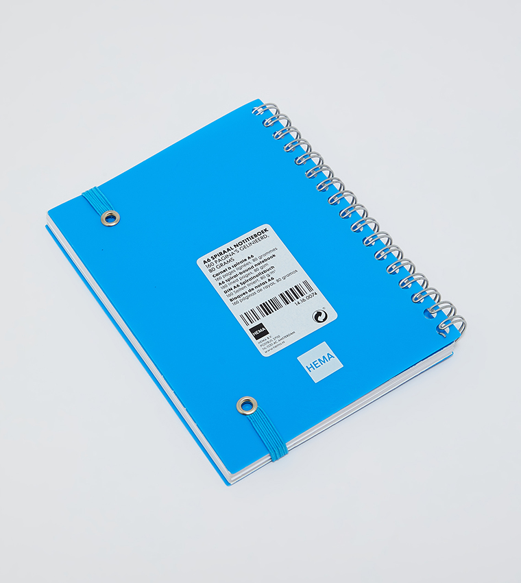 Buy Hema Pp Spiral A6 Notebook In Blue 6thStreet UAE