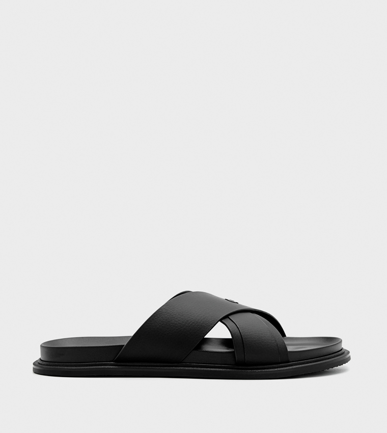 ICON Criss-Cross Strap Comfort Sandals