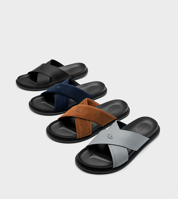 ICON Criss-Cross Strap Comfort Sandals