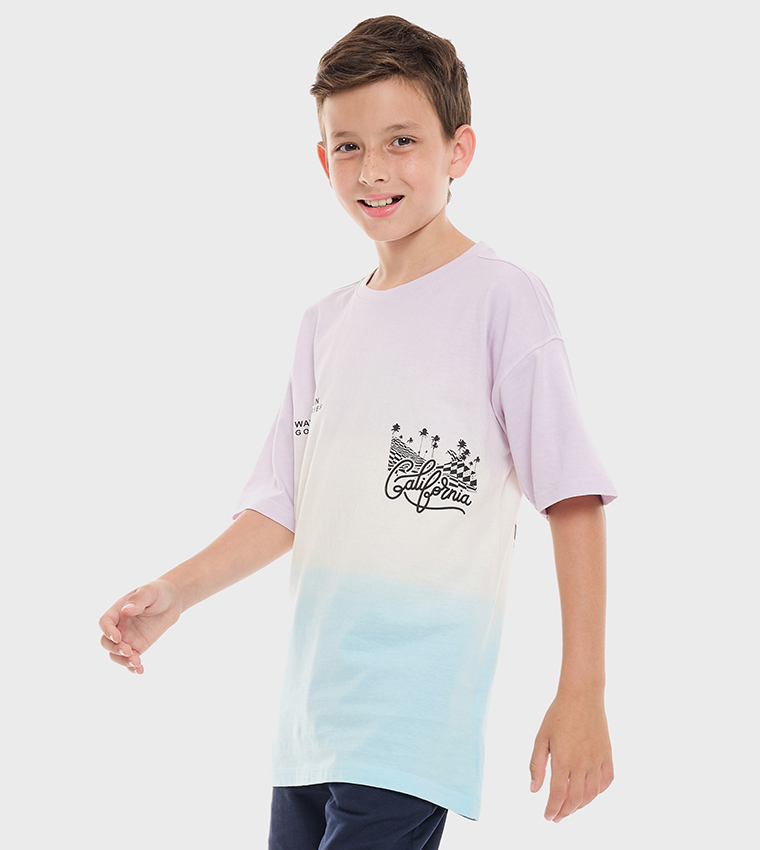 Printed Short Sleeves Oversized T-Shirt