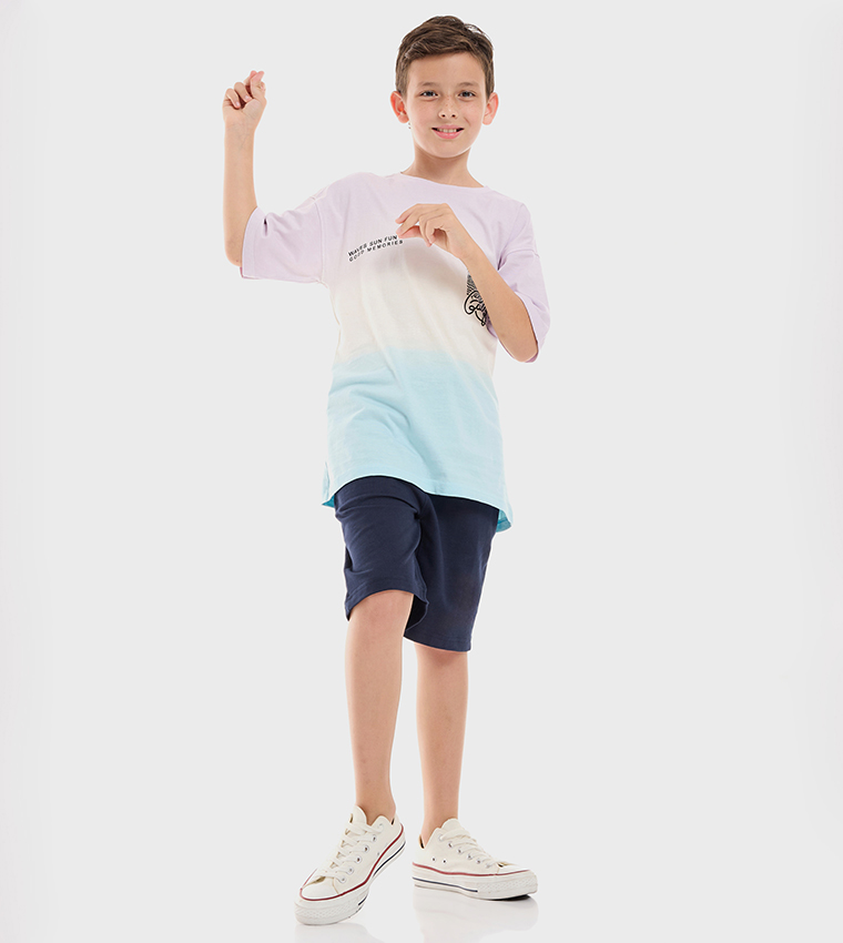 Printed Short Sleeves Oversized T-Shirt