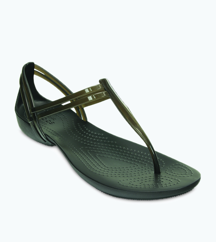 Isabella T-Strap Sandal - Black