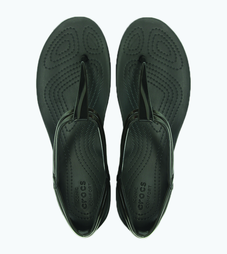 Isabella T-Strap Sandal - Black