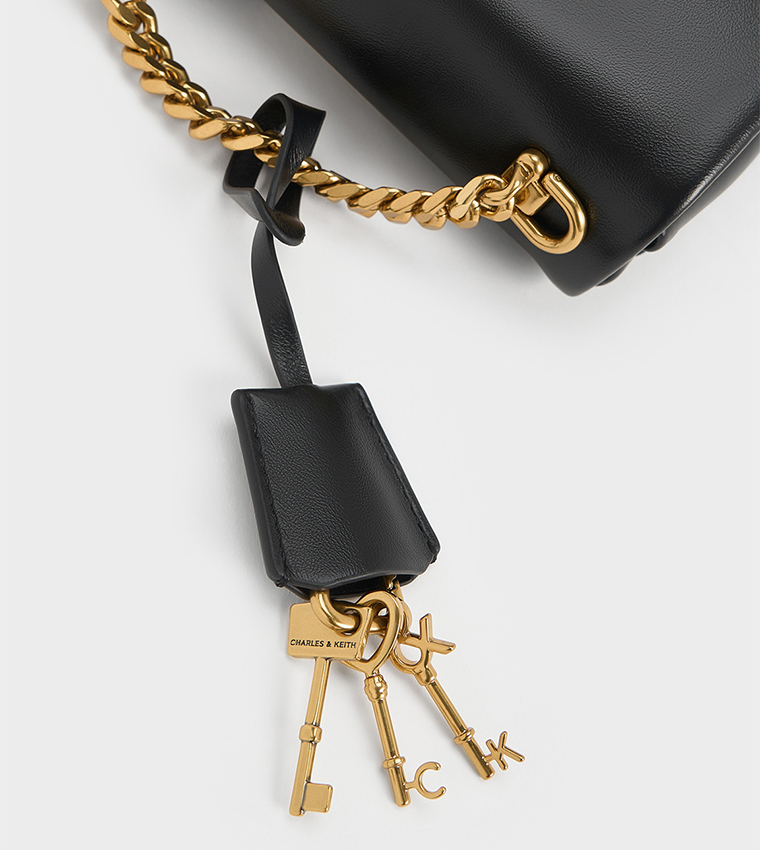 Twist Lock Crossbody Bag