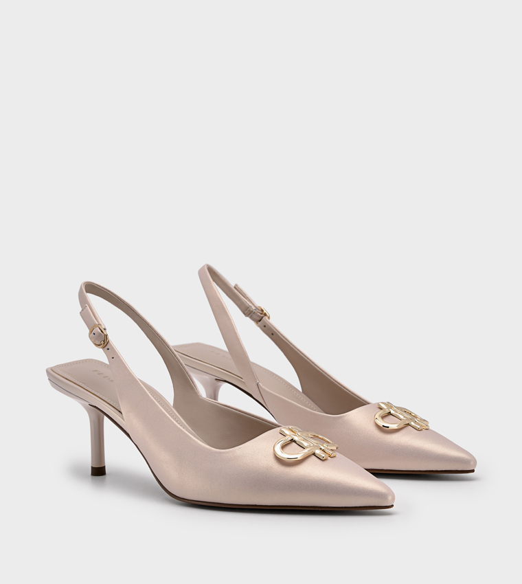 ICON Leather Slingback Pumps
