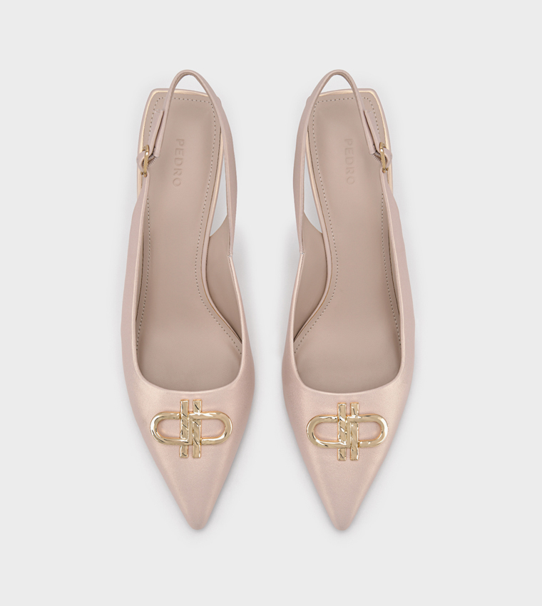 ICON Leather Slingback Pumps