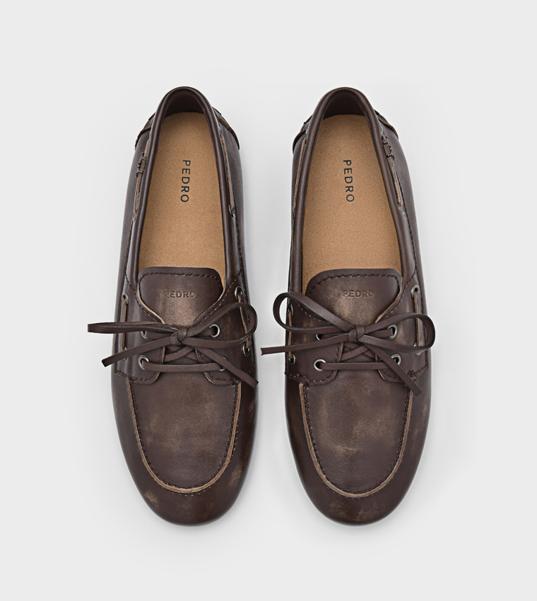 DEE Leather Boat Shoes
