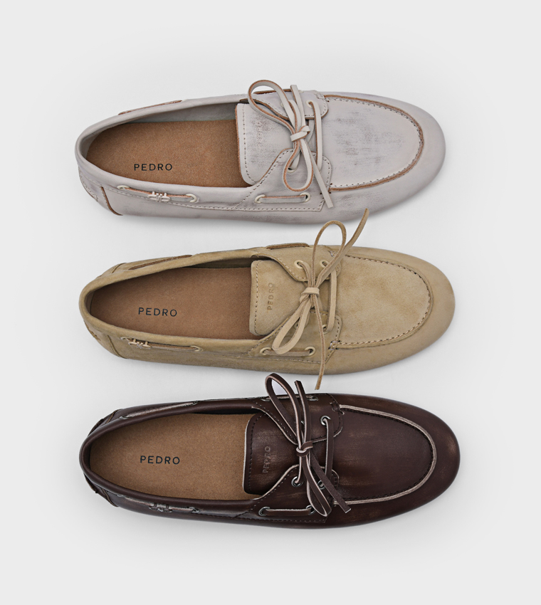 DEE Leather Boat Shoes