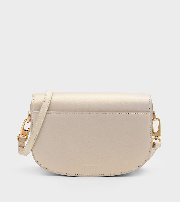 ICON Logo Detail Flap Shoulder Bag