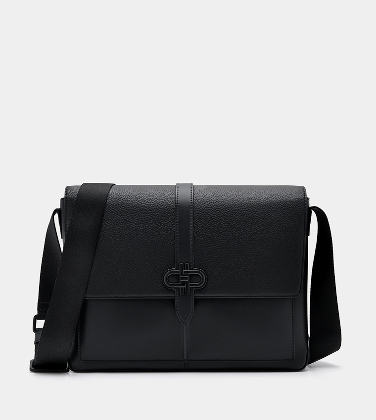Icon Leather Messenger Bag