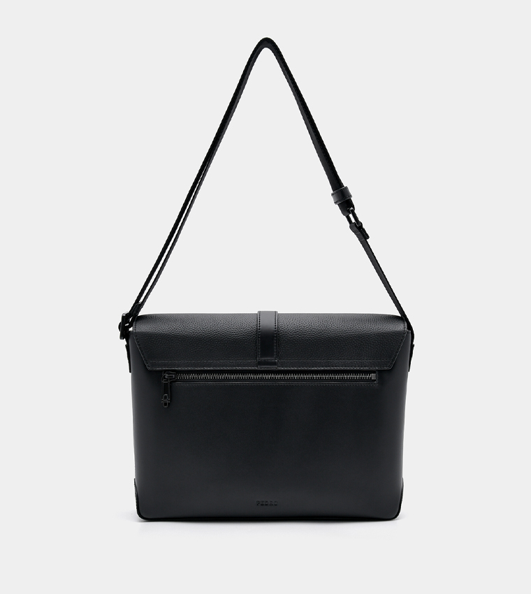Icon Leather Messenger Bag