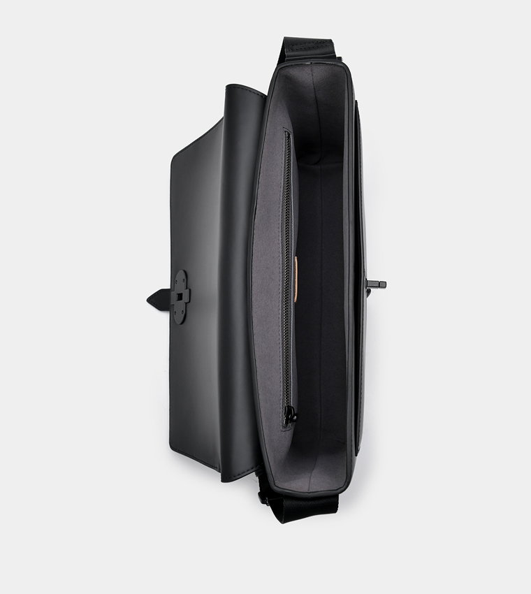 Icon Leather Messenger Bag