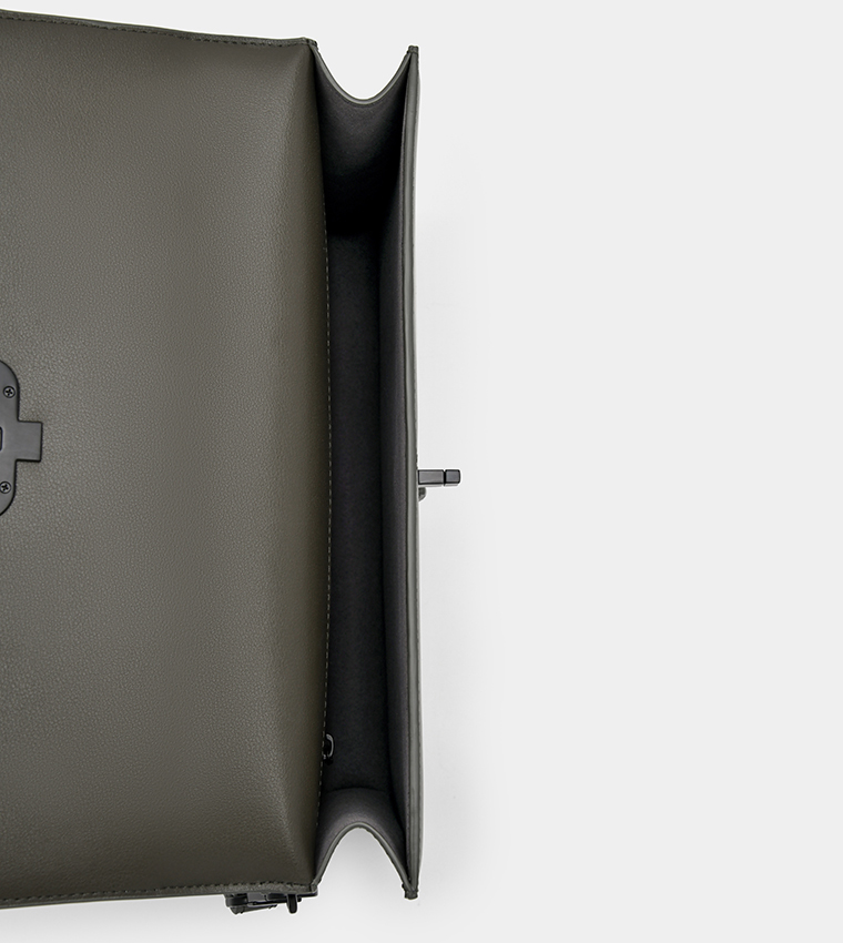 Icon Leather Clutch Bag