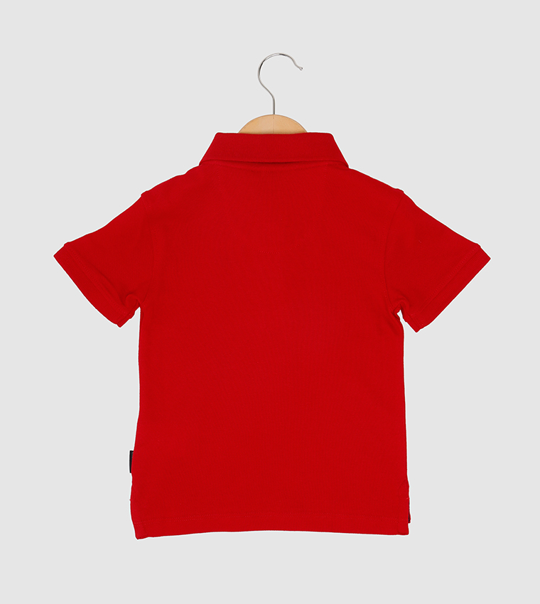 Logo Embroidered Short Sleeves Polo T-Shirt