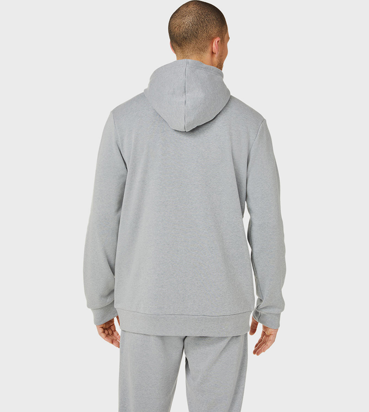 Logo Embroidered Full-Zip Hoodie