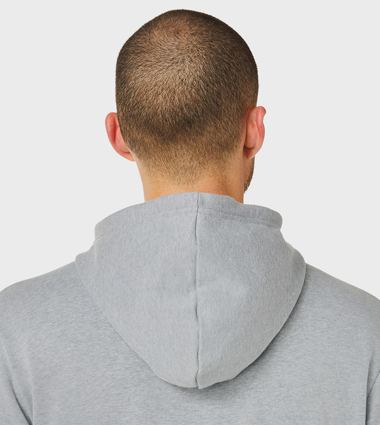 Logo Embroidered Full-Zip Hoodie
