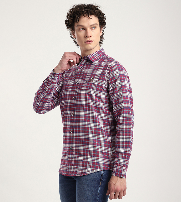 قميص كم طويل 