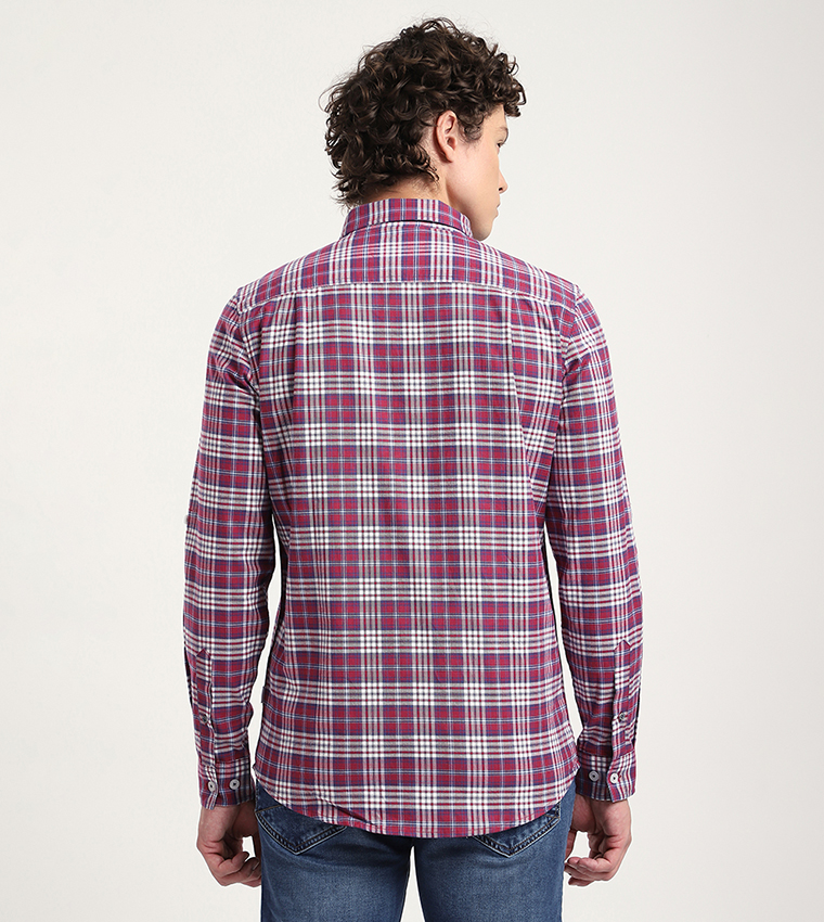 قميص كم طويل 