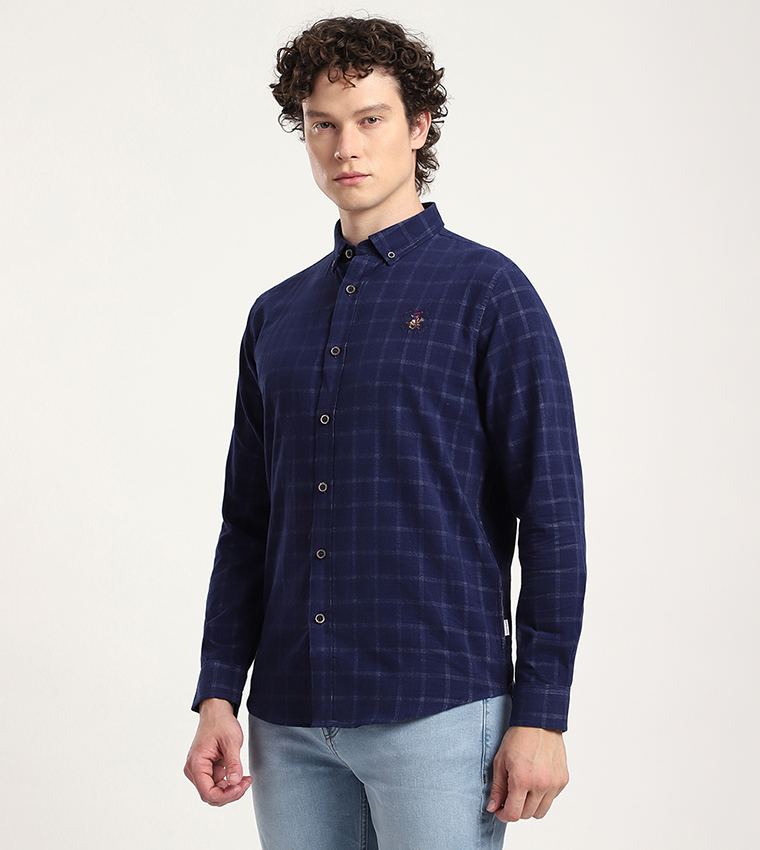 Plaid Long Sleeves Shirt