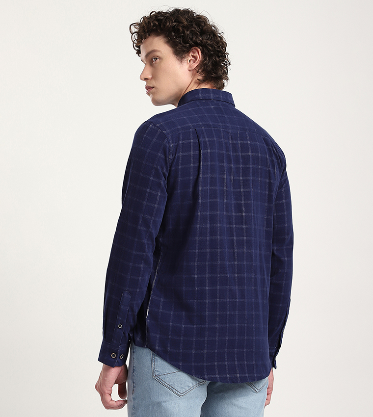 Plaid Long Sleeves Shirt