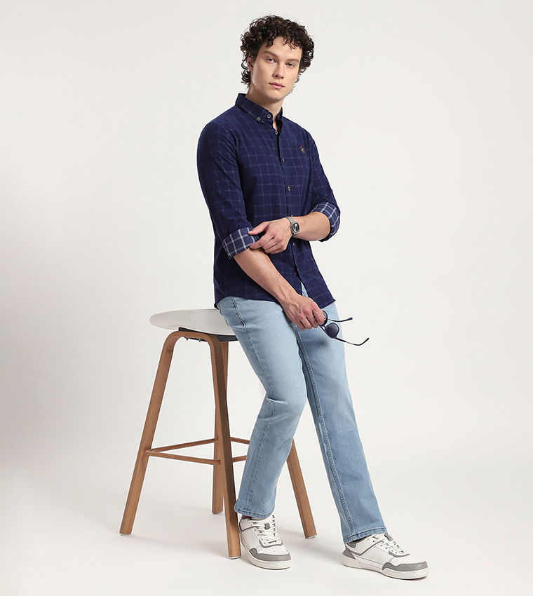 Plaid Long Sleeves Shirt