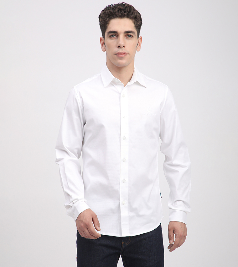 Patterned Long Sleeves Shirt