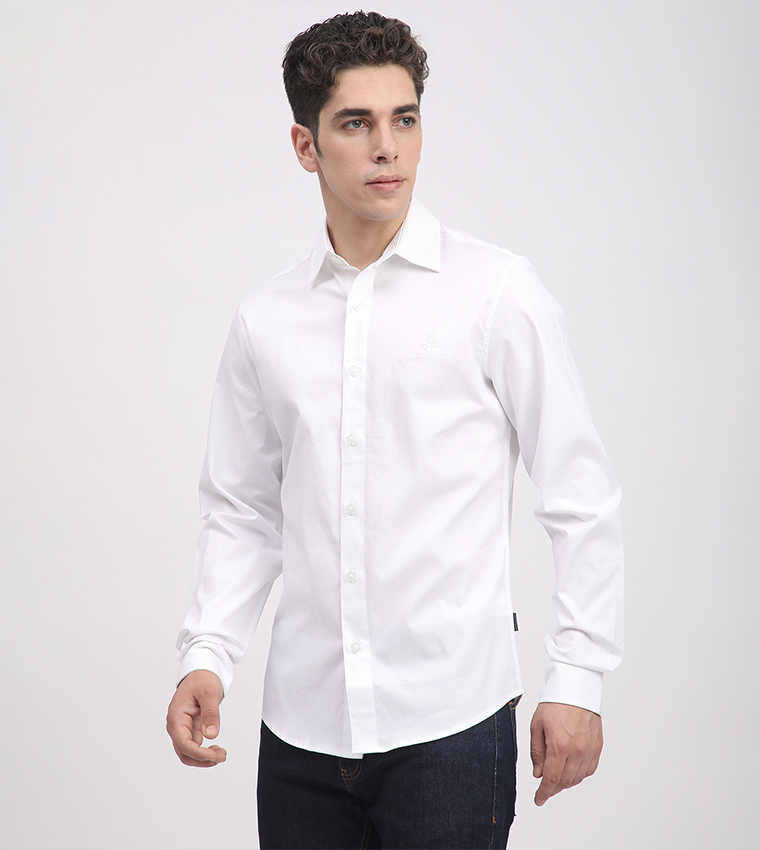 Patterned Long Sleeves Shirt