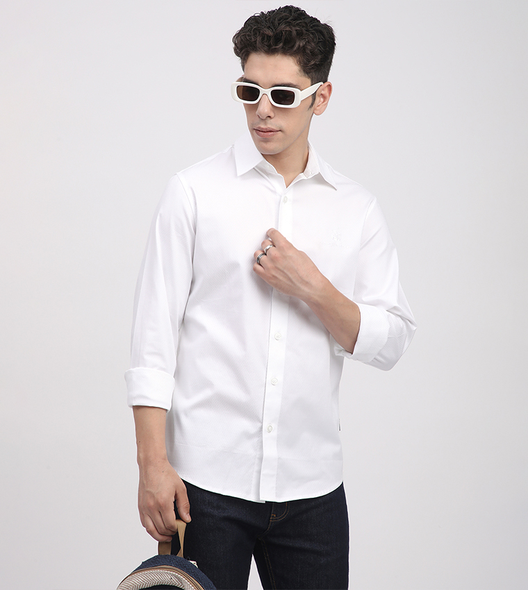 Patterned Long Sleeves Shirt