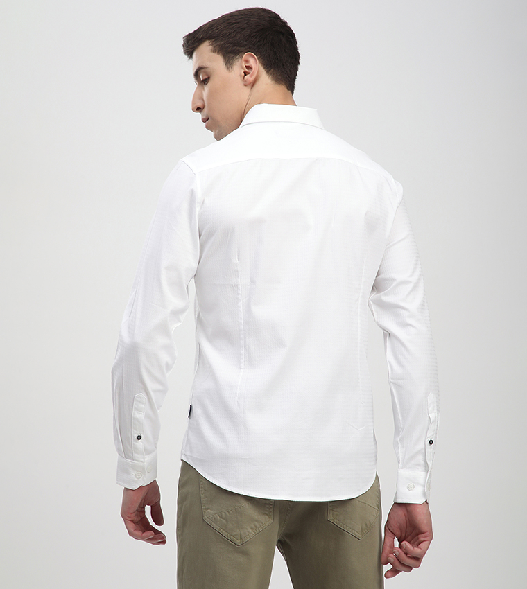 Logo Embroidered Long Sleeves Shirt
