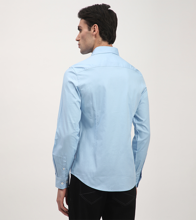 Logo Embroidered Long Sleeves Shirt