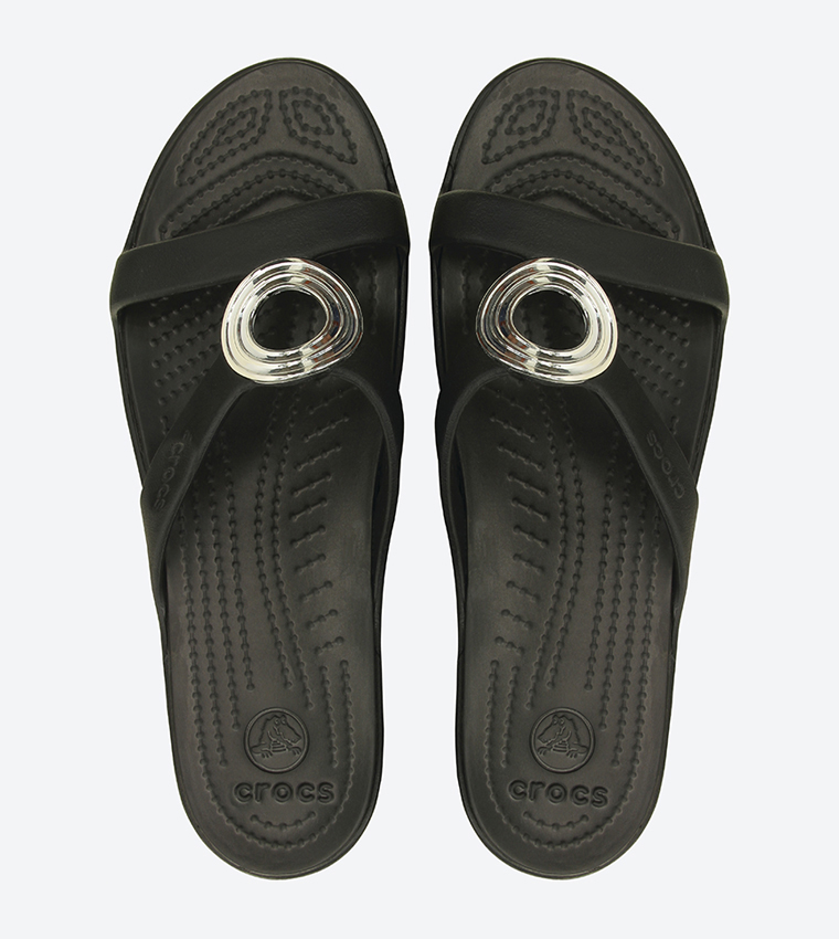 Crocs sanrah beveled circle sandal shop