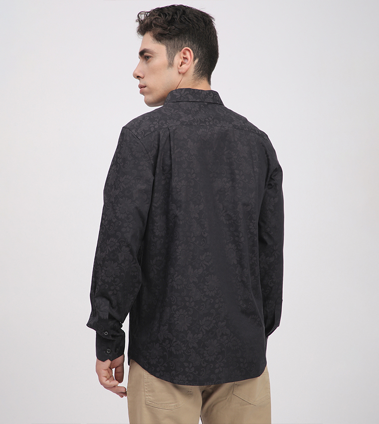 Patterned Long Sleeves Shirt