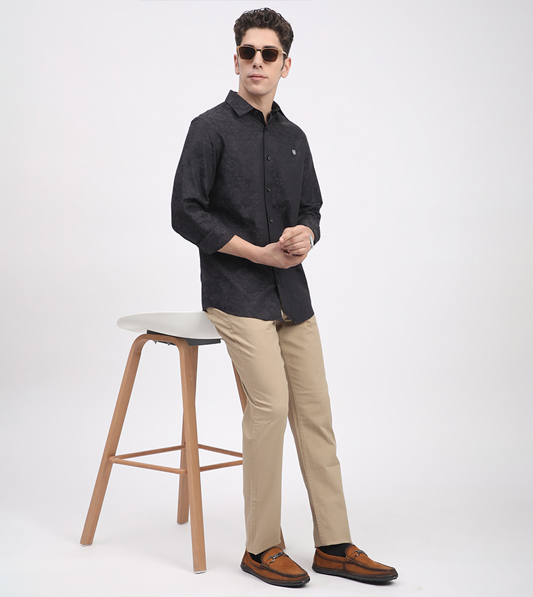 Patterned Long Sleeves Shirt